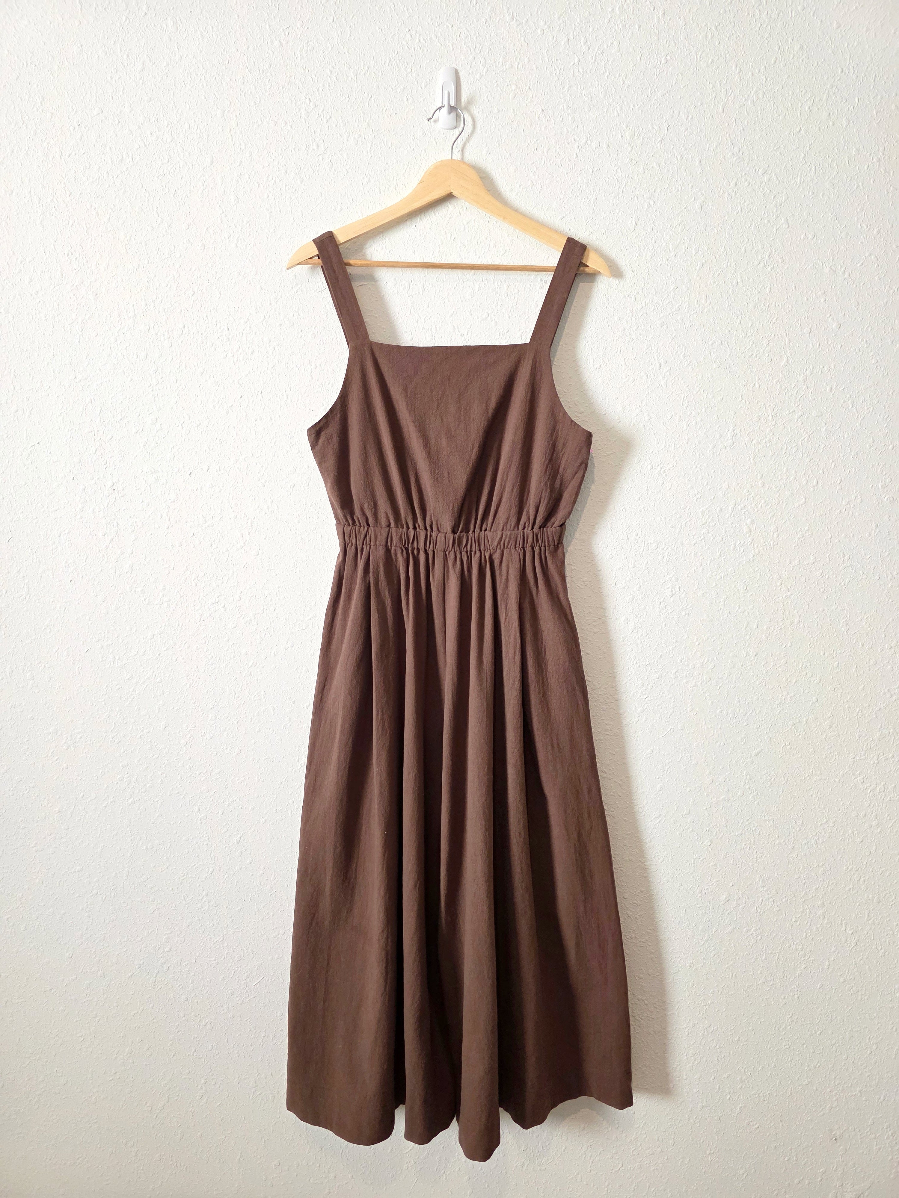 Brown Wide Leg Jumpsuit (M)