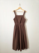 Brown Wide Leg Jumpsuit (M)