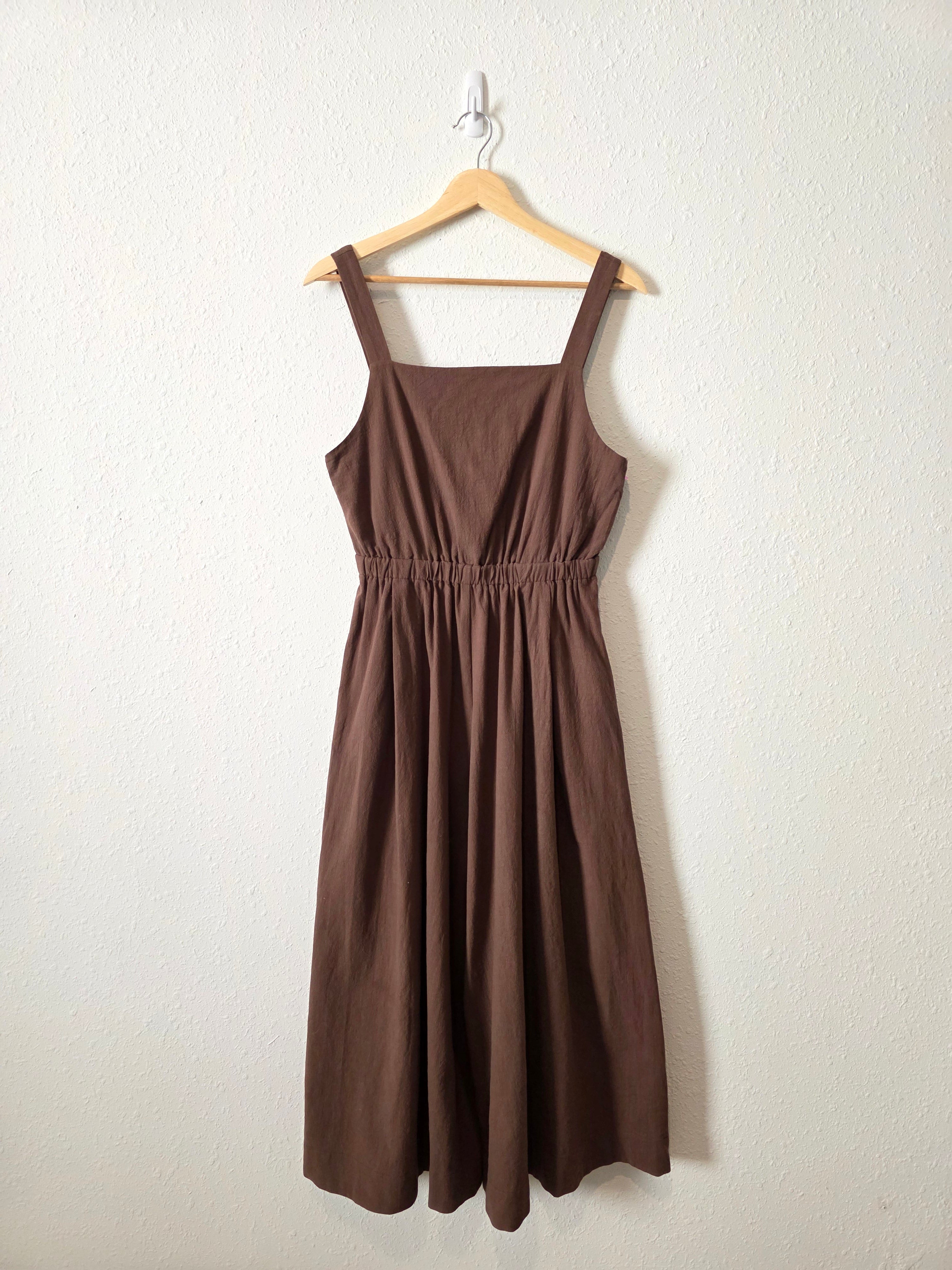 Brown Wide Leg Jumpsuit (M)