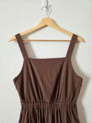 Brown Wide Leg Jumpsuit (M)