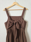 Brown Wide Leg Jumpsuit (M)