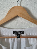 J.Crew Linen V Neck Top (M)