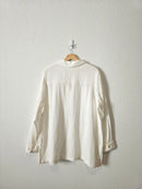 Soft Surroundings Gauze Button Up (1X)
