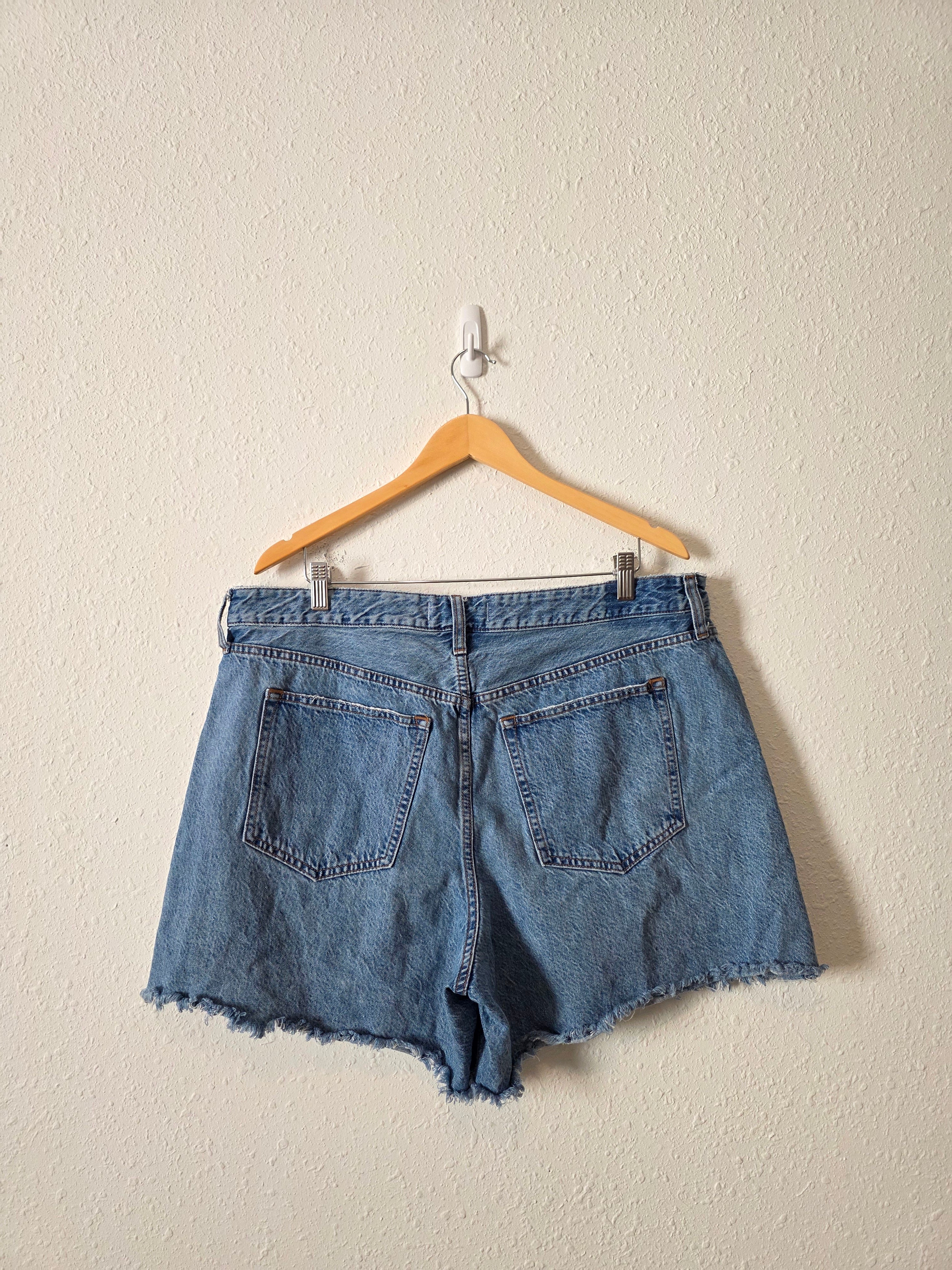 Abercrombie Loose Denim Shorts (33)