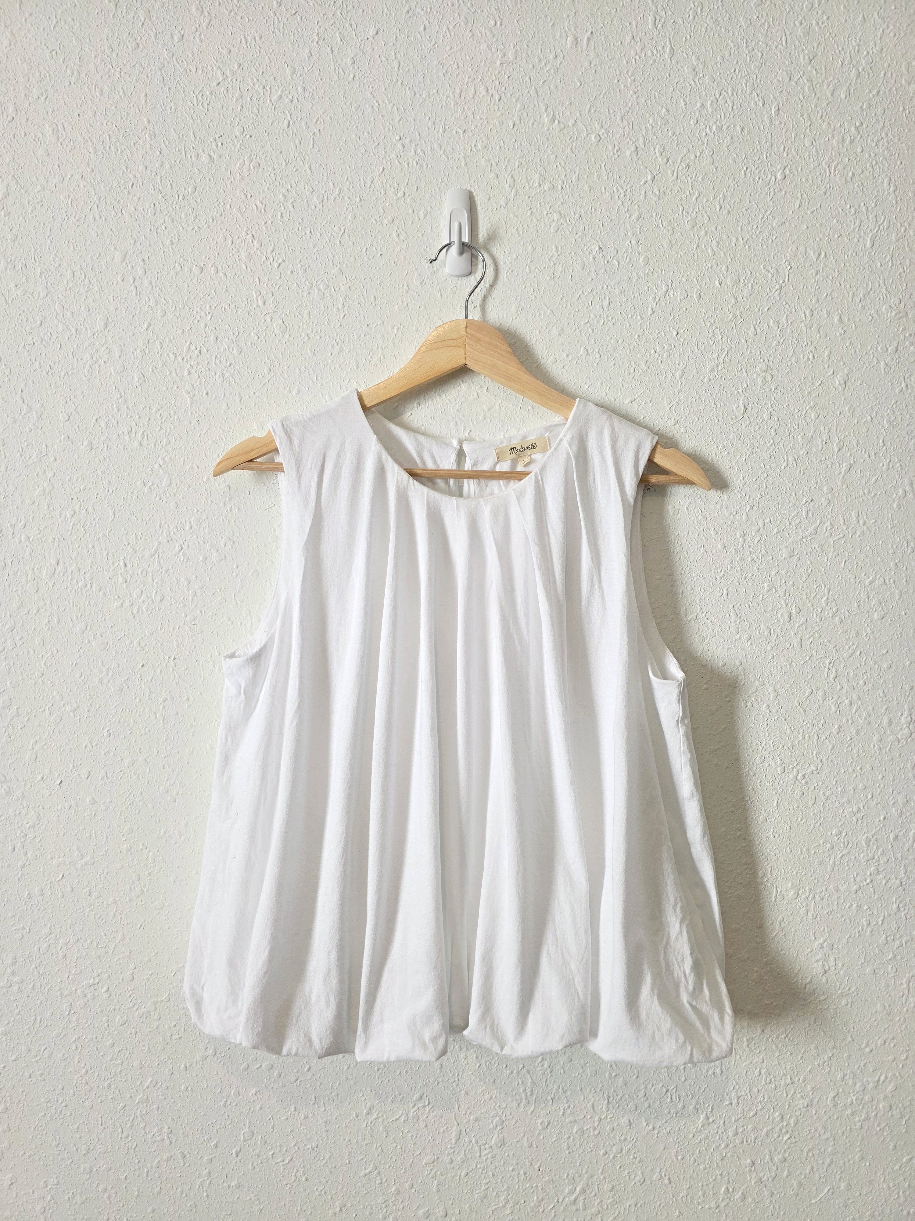 Madewell Crewneck Bubble Top (S)