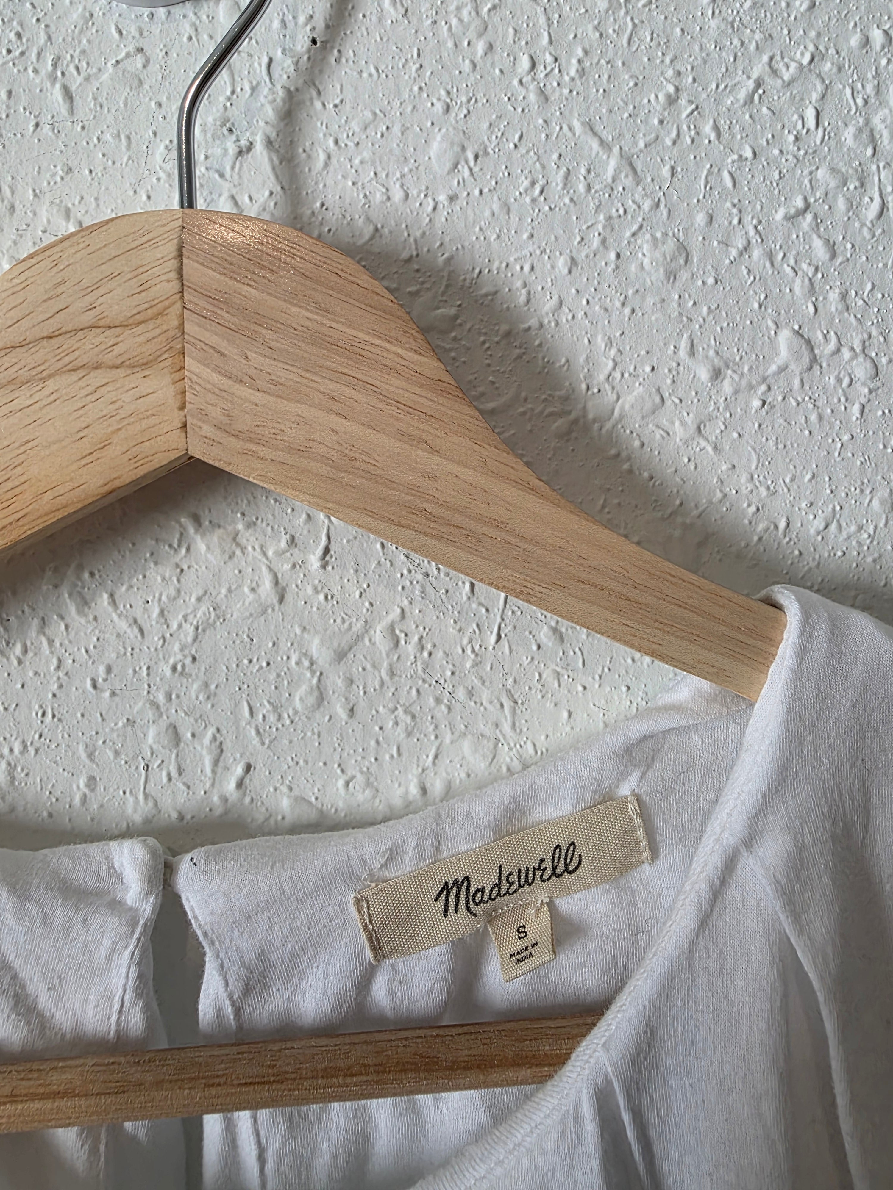 Madewell Crewneck Bubble Top (S)