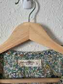 Natural Life Floral Ruffle Top (L)