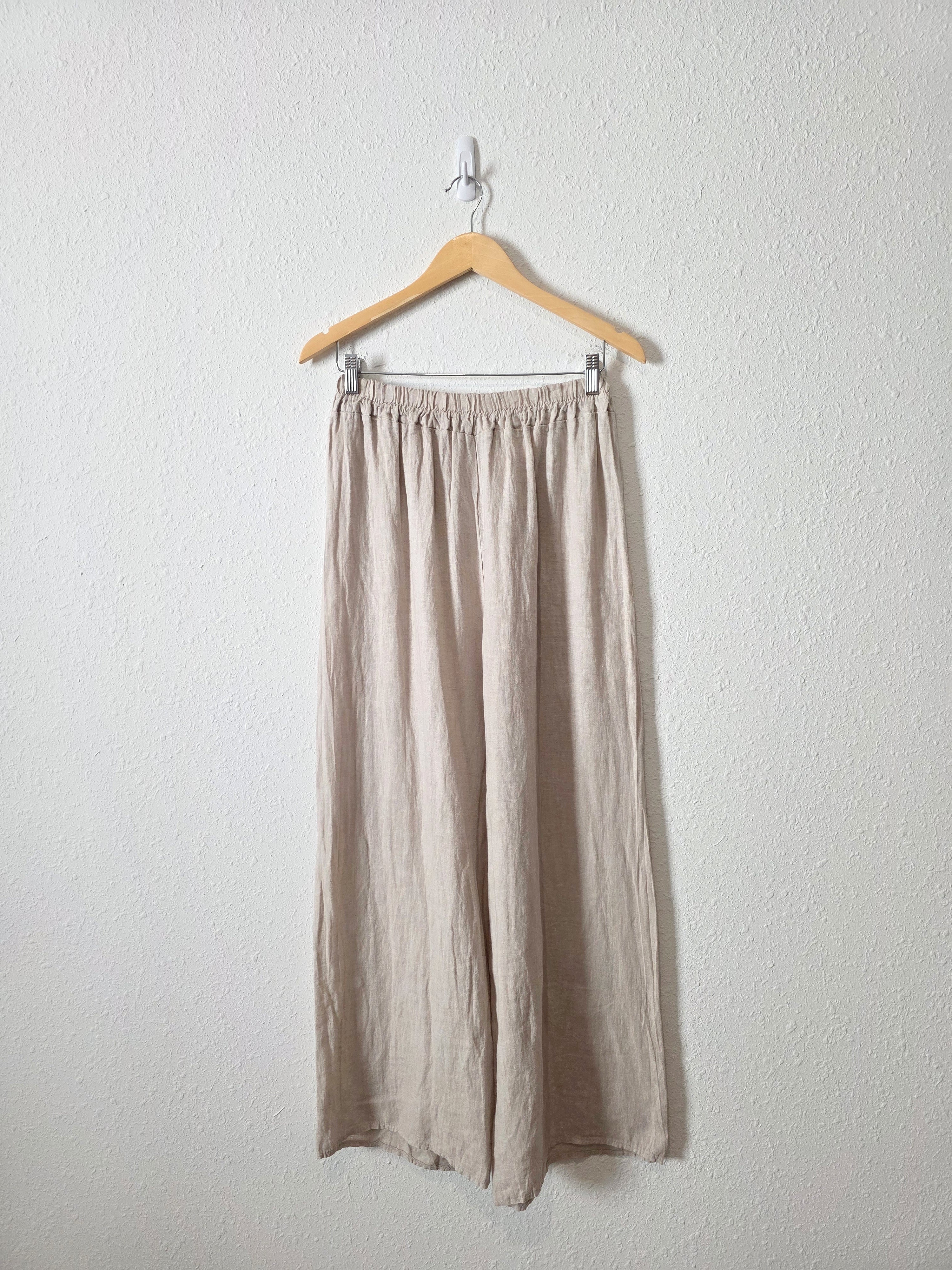 NEW Wide Leg Linen Pants (S/M)