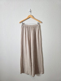 NEW Wide Leg Linen Pants (S/M)