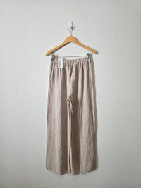 NEW Wide Leg Linen Pants (S/M)