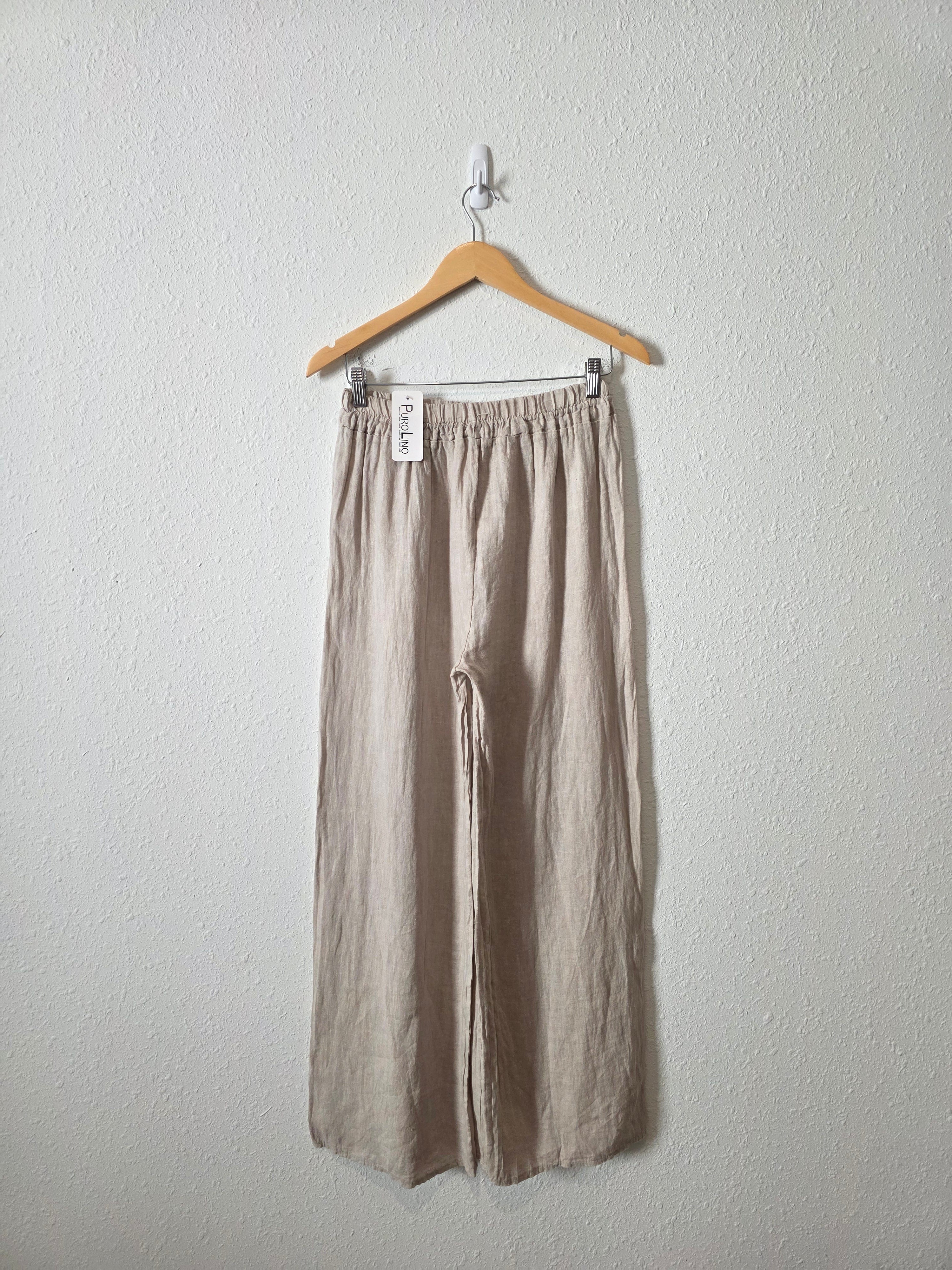 NEW Wide Leg Linen Pants (S/M)