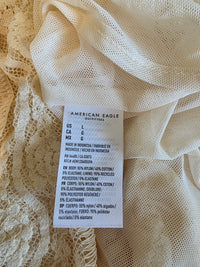 Cream Lace Maxi Dress (L)