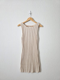Aerie Cotton Knit Mini Dress (L)