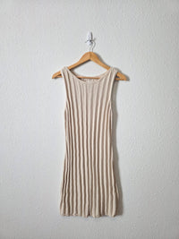 Aerie Cotton Knit Mini Dress (L)
