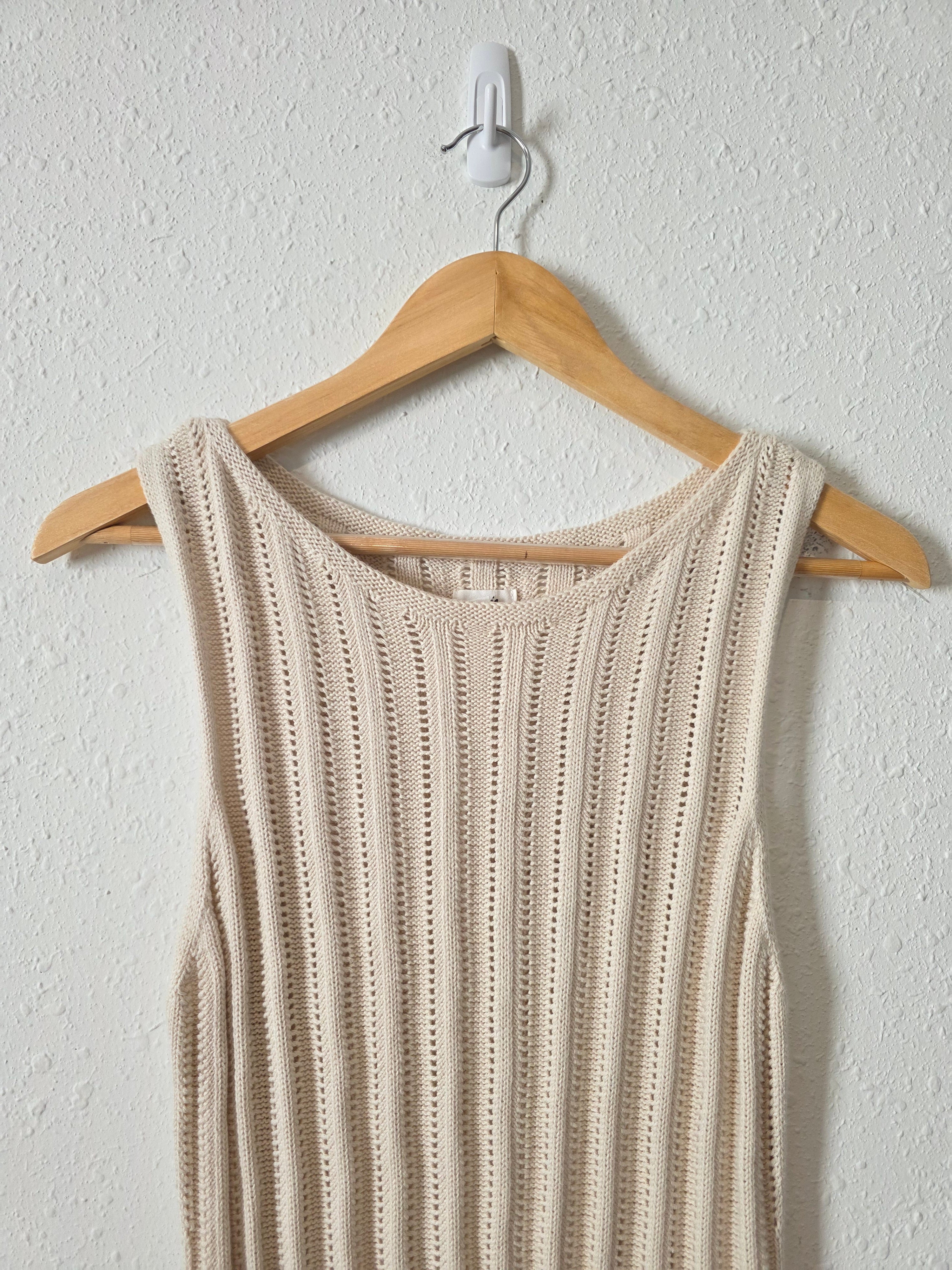 Aerie Cotton Knit Mini Dress (L)