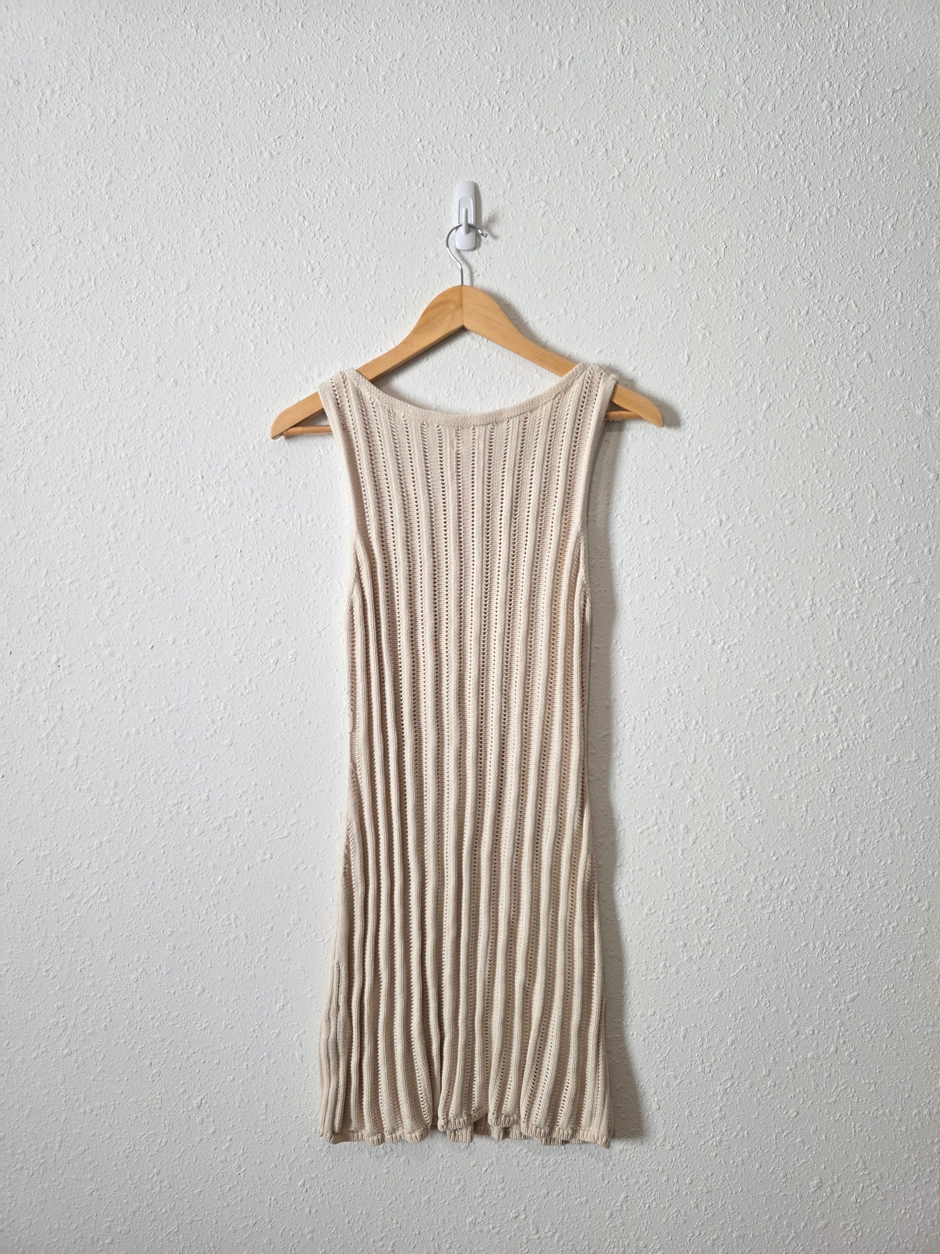 Aerie Cotton Knit Mini Dress (L)