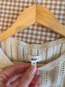 Aerie Cotton Knit Mini Dress (L)