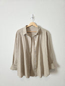 Gingham Cotton Button Up (XXL)