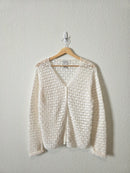 Vintage Crochet Knit Cardigan (S)