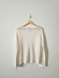 Vintage Crochet Knit Cardigan (S)