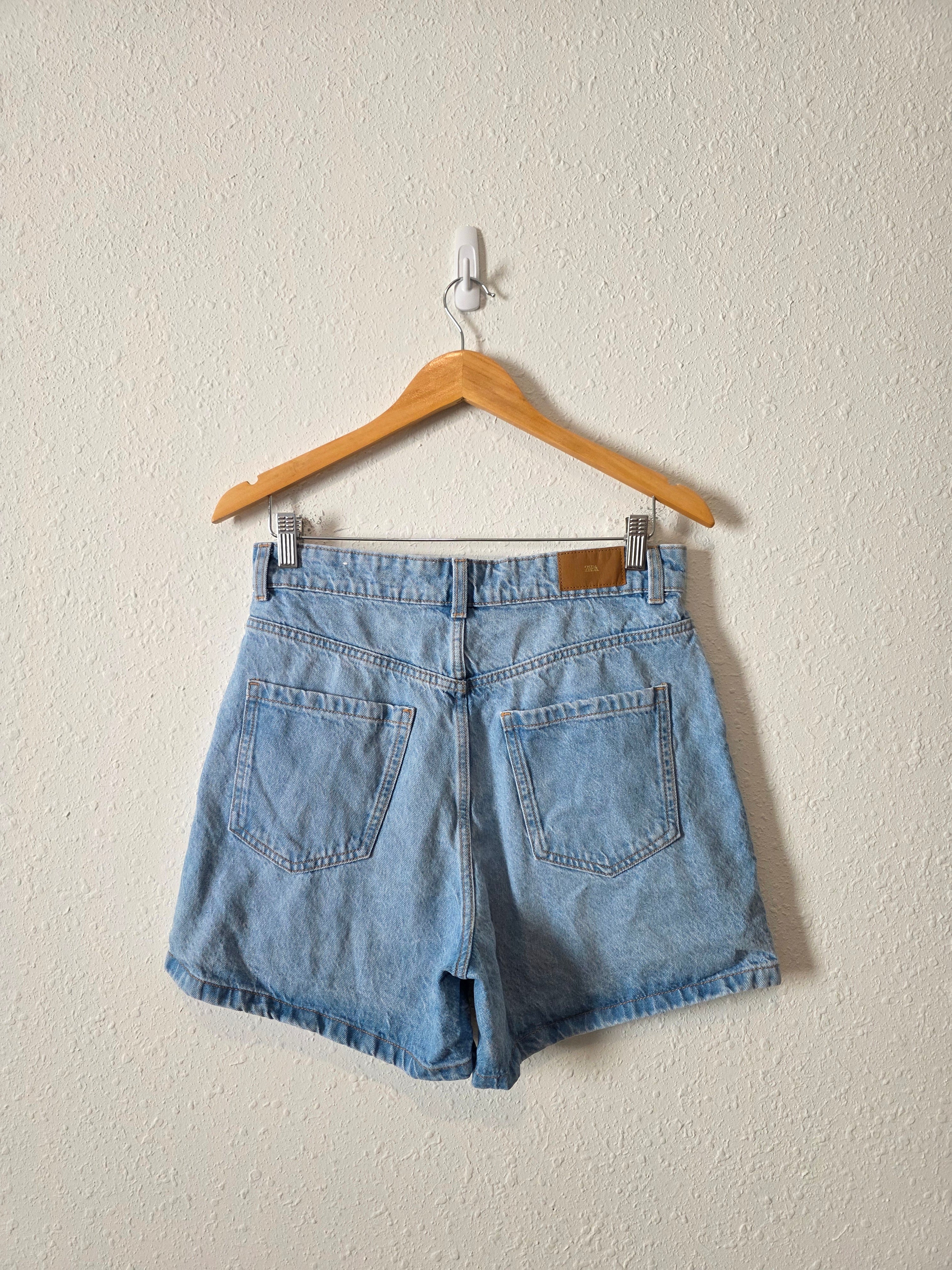 Zara Relaxed Denim Shorts (8)