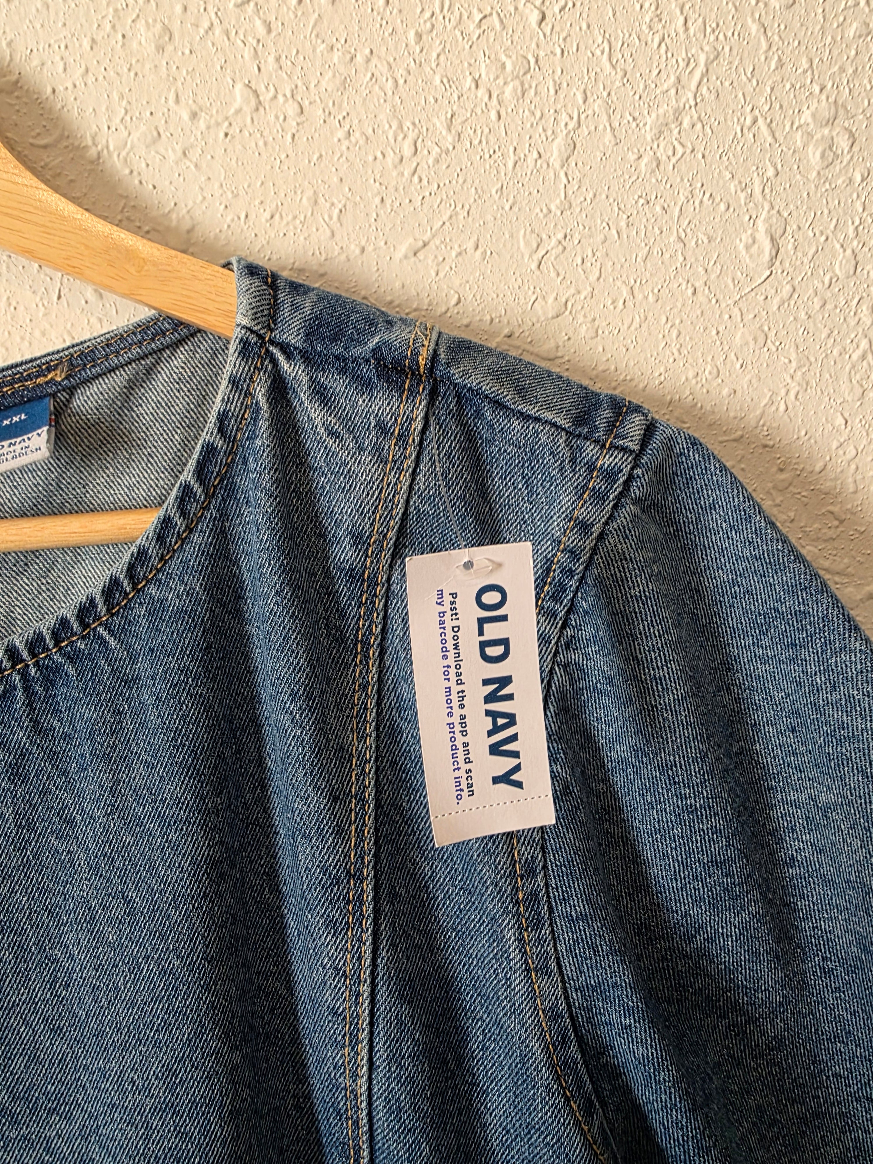 NEW Denim Mini Dress (XXL)