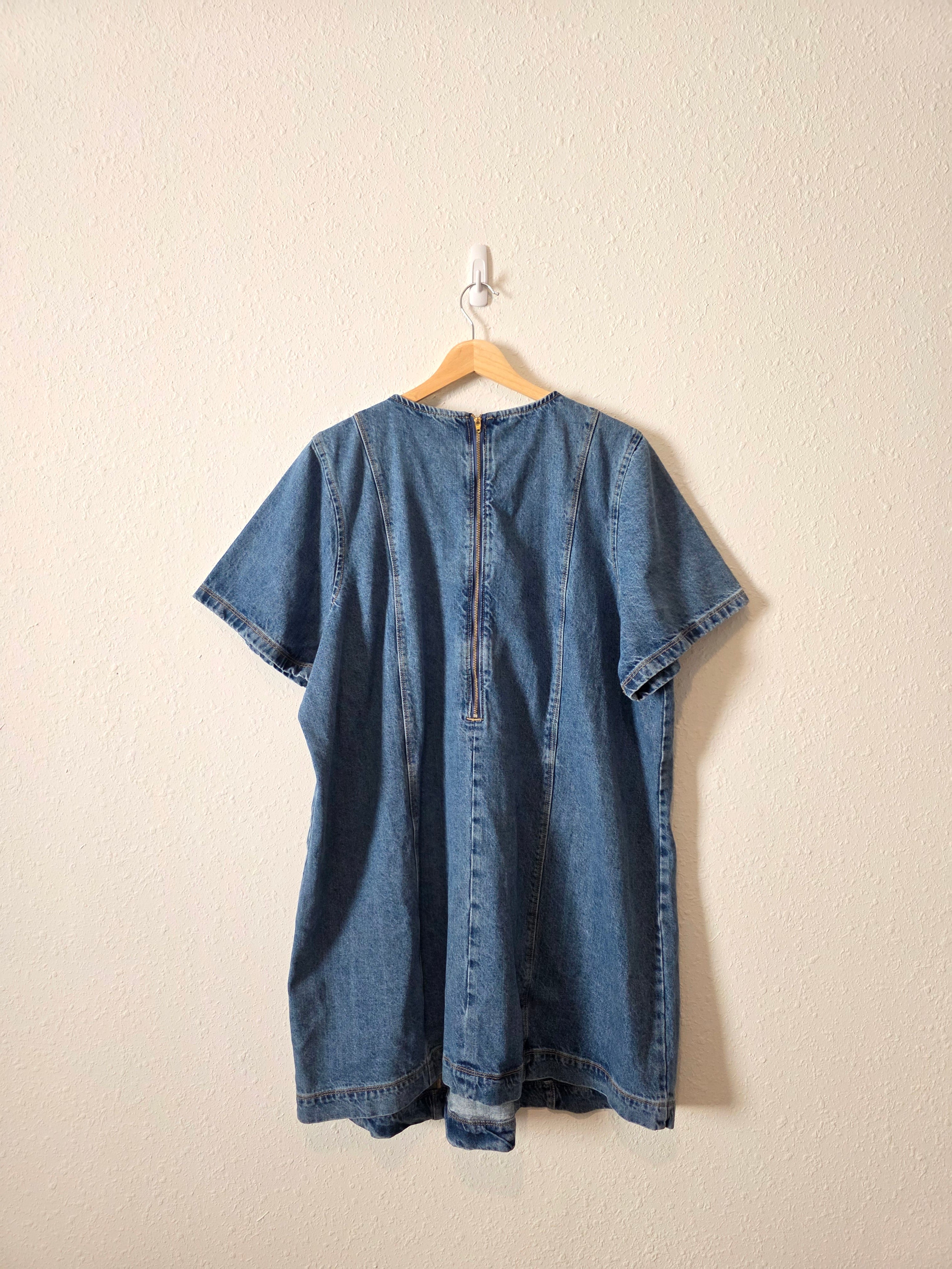 NEW Denim Mini Dress (XXL)