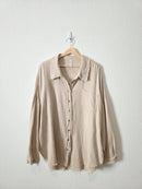 Zenana Cotton Gauze Button Up (3X)