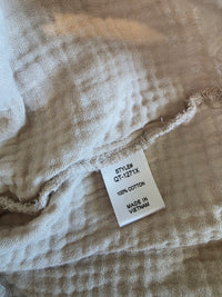 Zenana Cotton Gauze Button Up (3X)