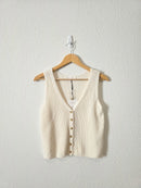 NEW Olive & Oak Button Front Tank (L)