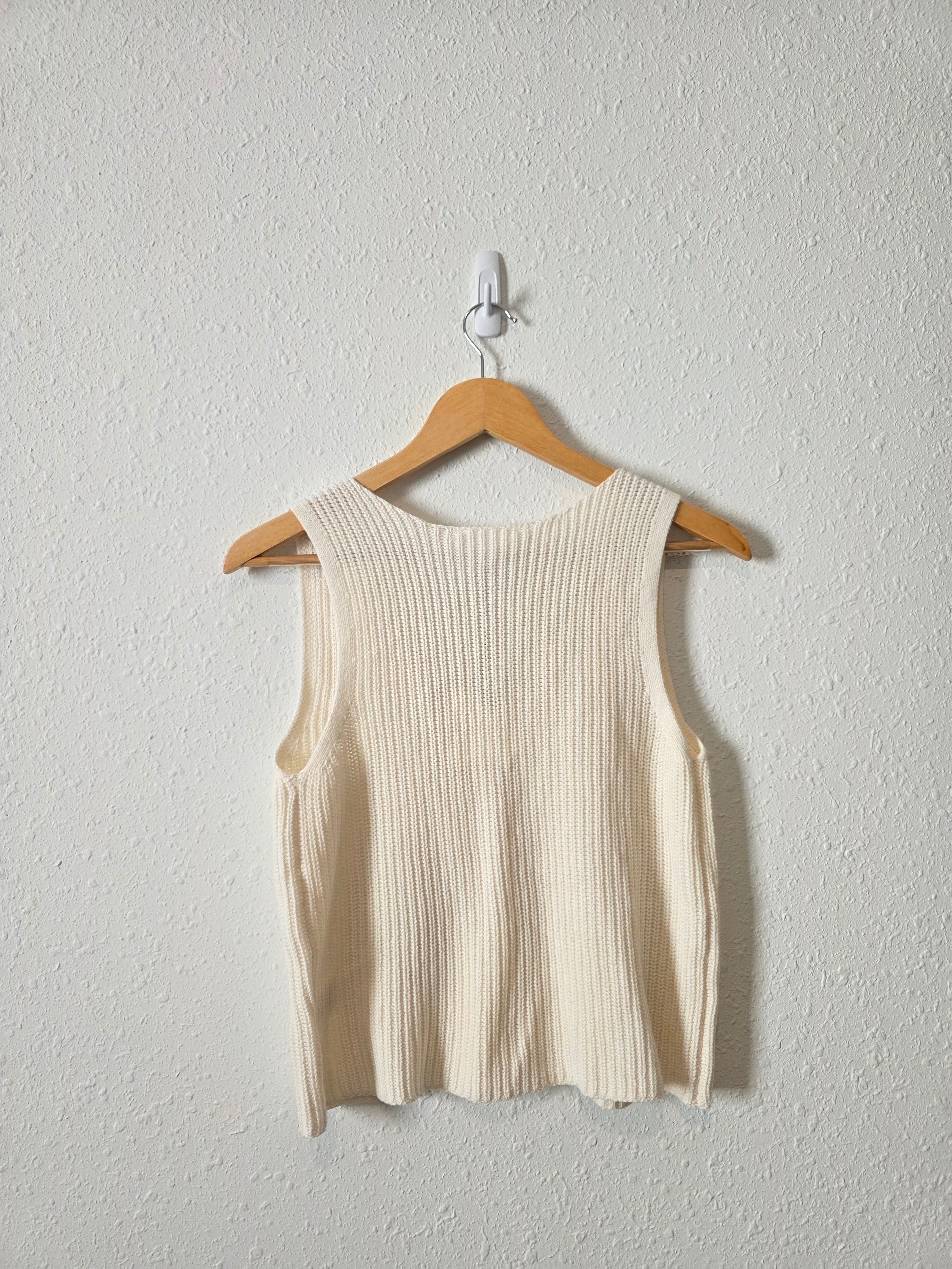NEW Olive & Oak Button Front Tank (L)