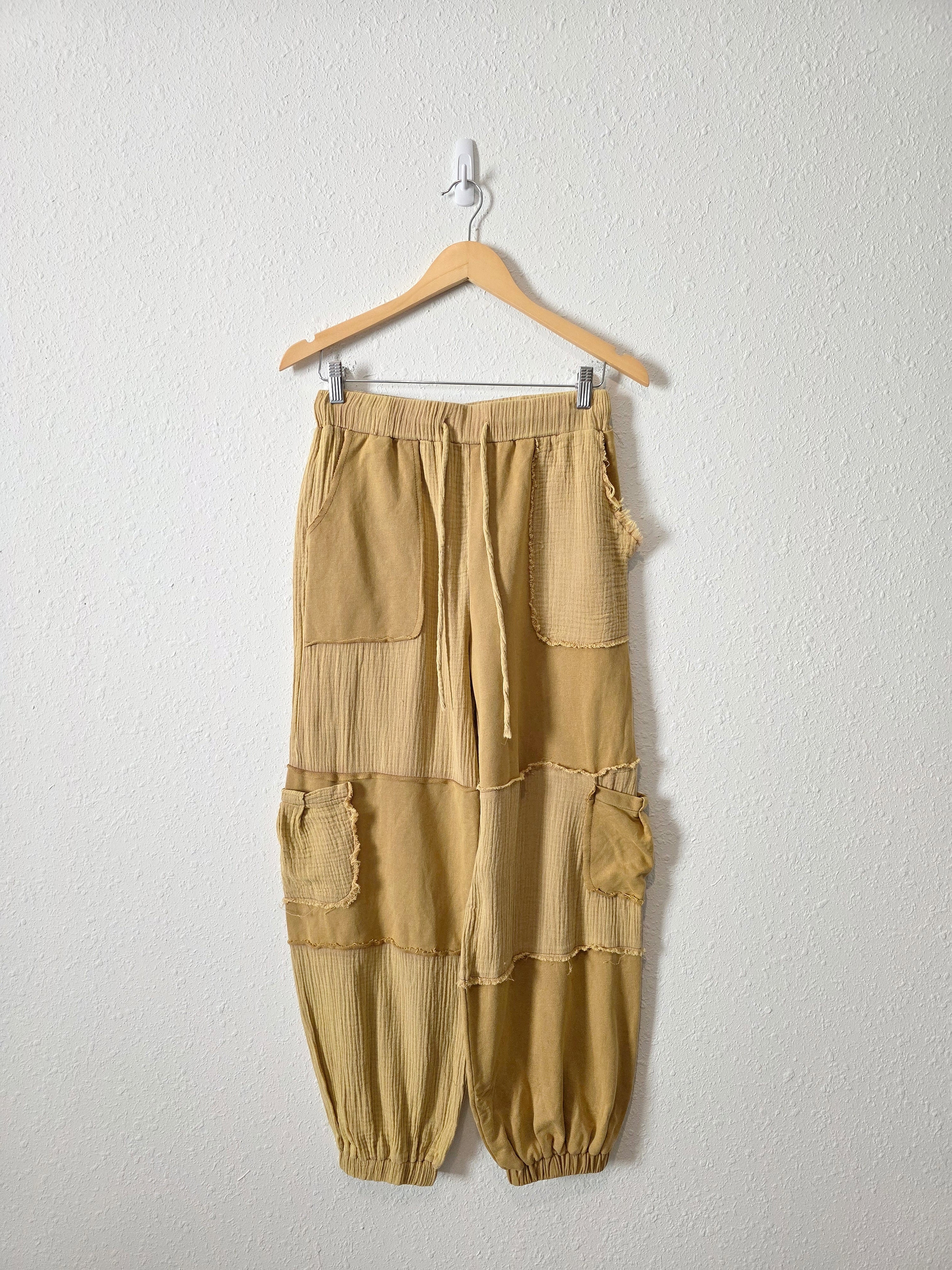 POL Mustard Gauze Pants (S)