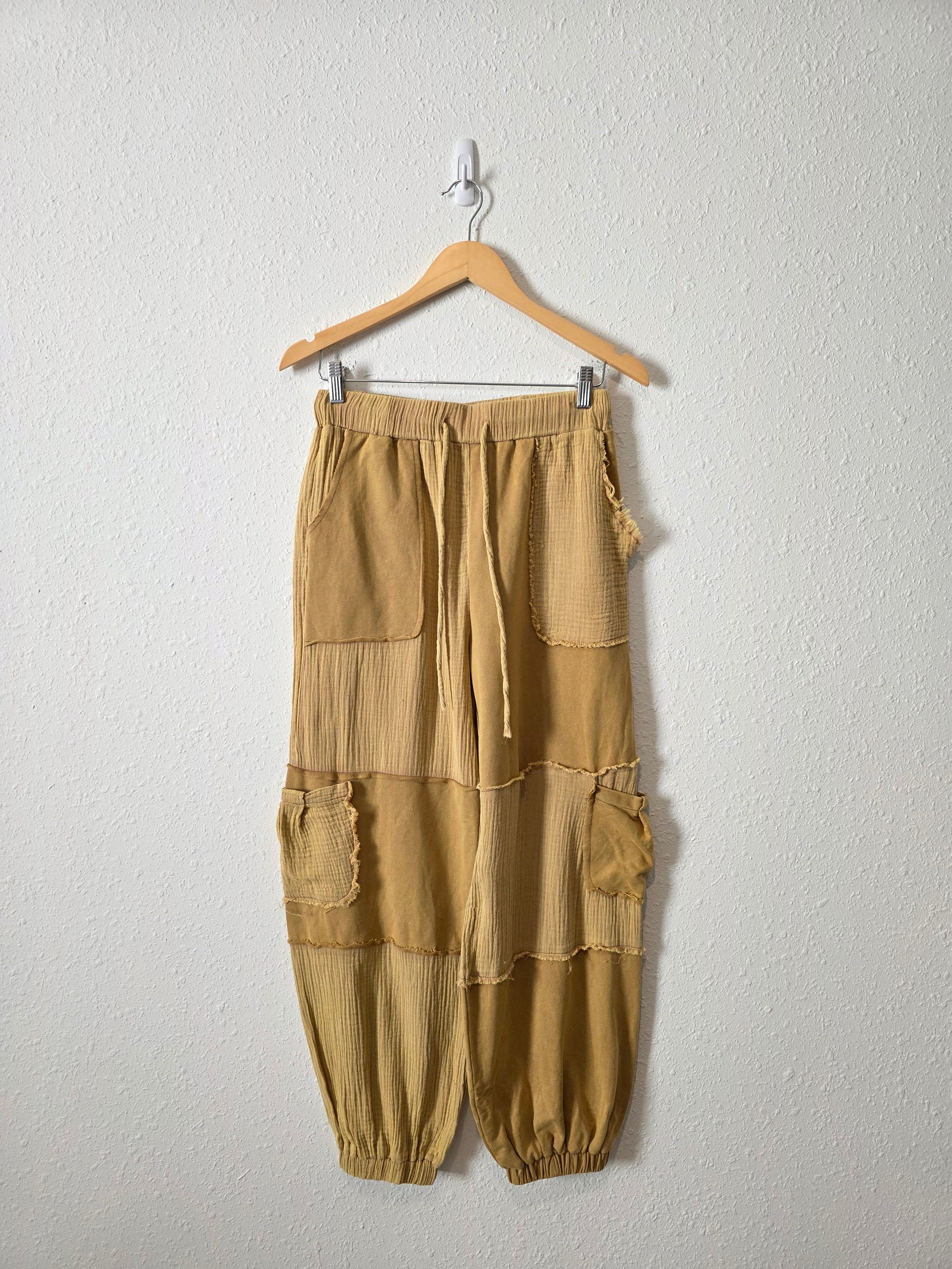 POL Mustard Gauze Pants (S)