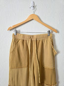 POL Mustard Gauze Pants (S)