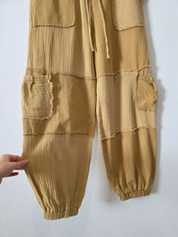 POL Mustard Gauze Pants (S)