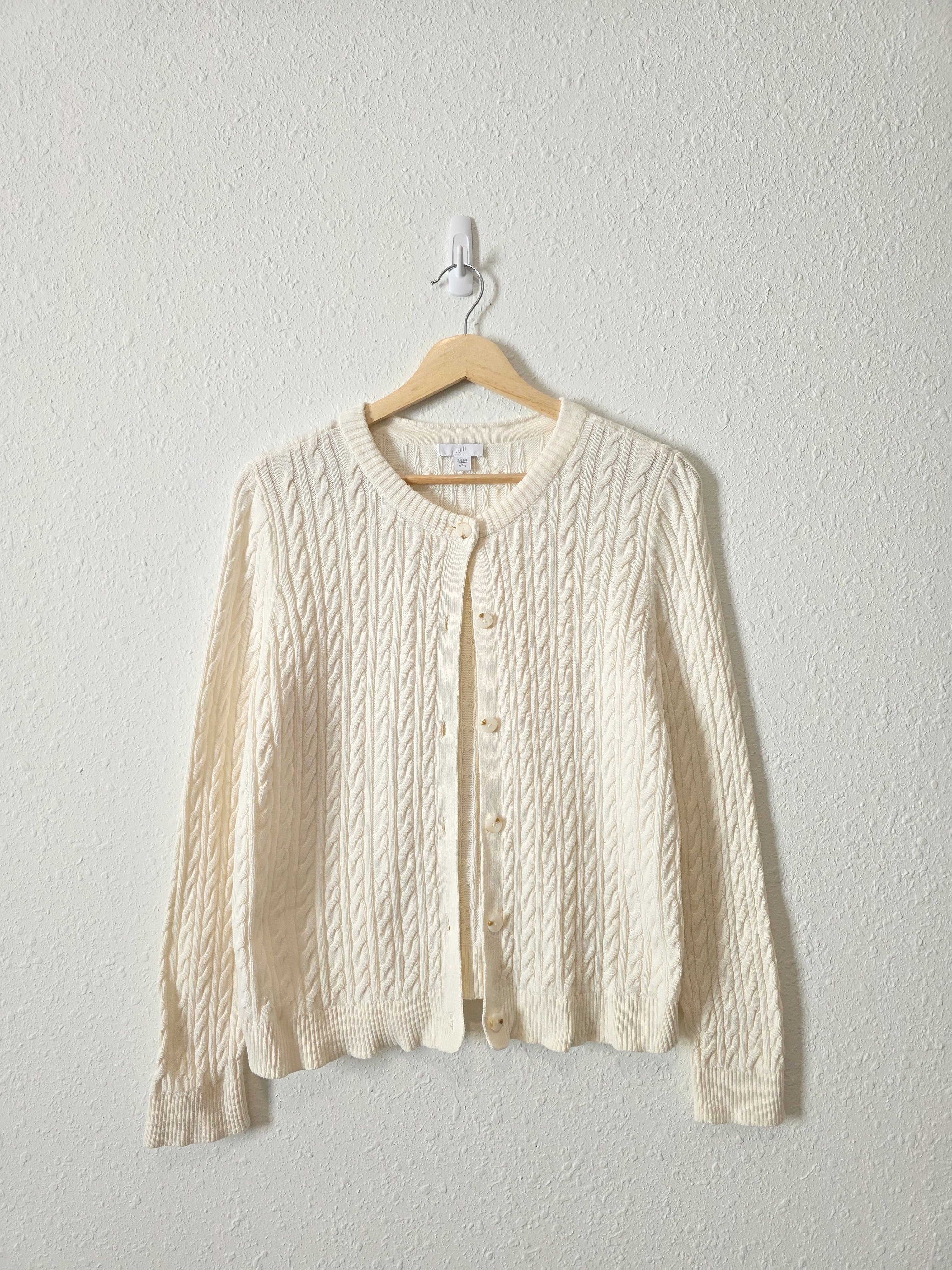 Cream Cable Knit Cardigan (MP)