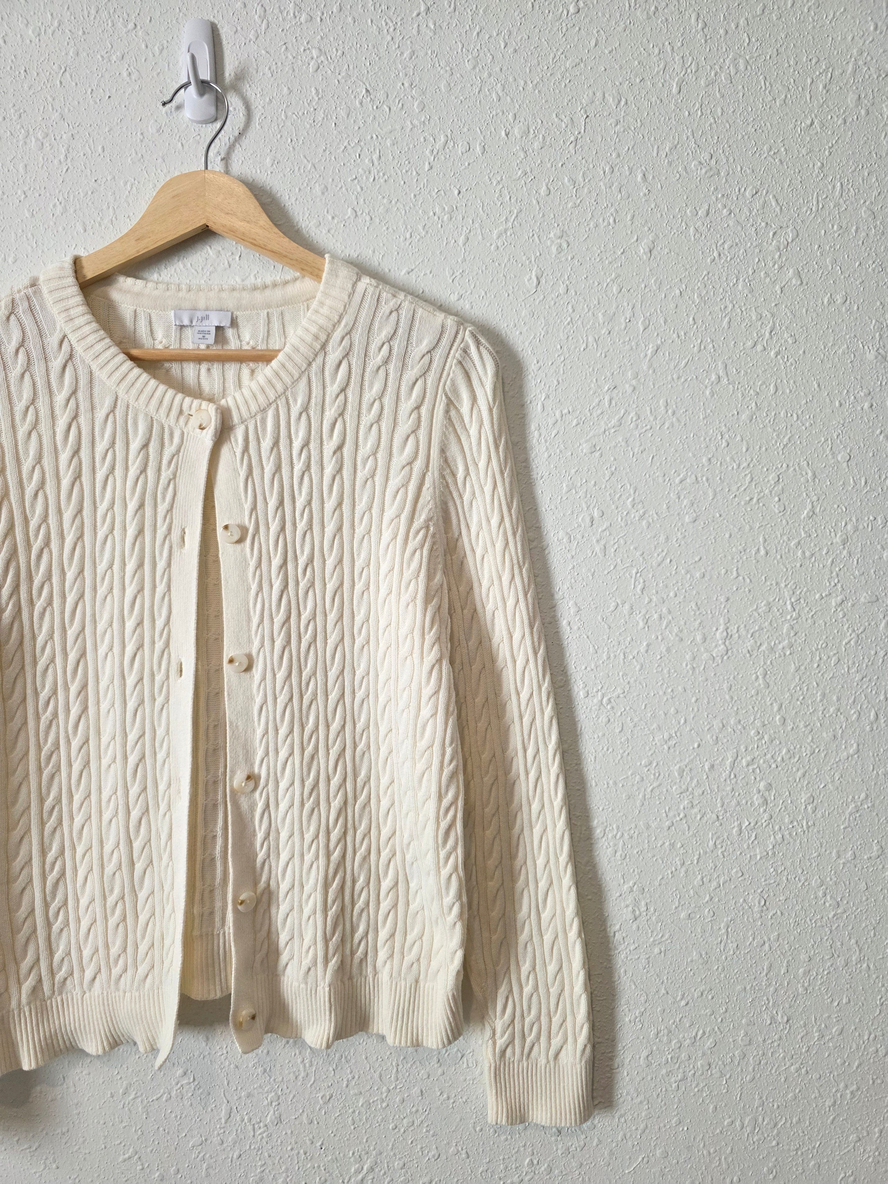 Cream Cable Knit Cardigan (MP)
