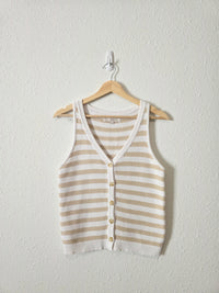 Loft Striped Cotton Tank (S)