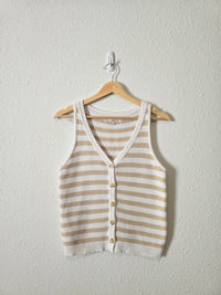 Loft Striped Cotton Tank (S)