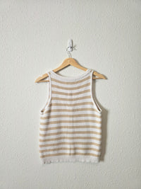 Loft Striped Cotton Tank (S)