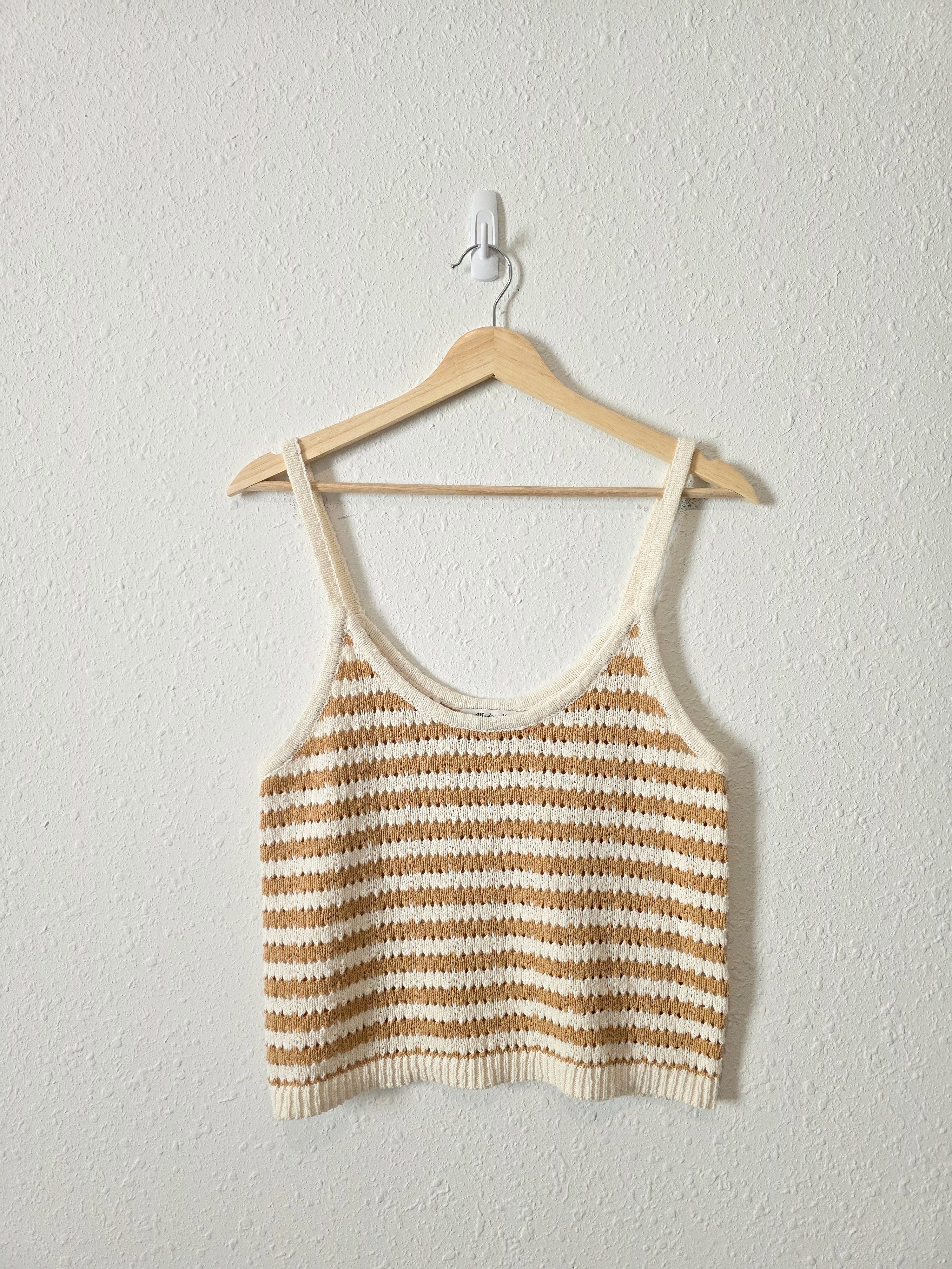 Madewell Striped Knit Tank (L)