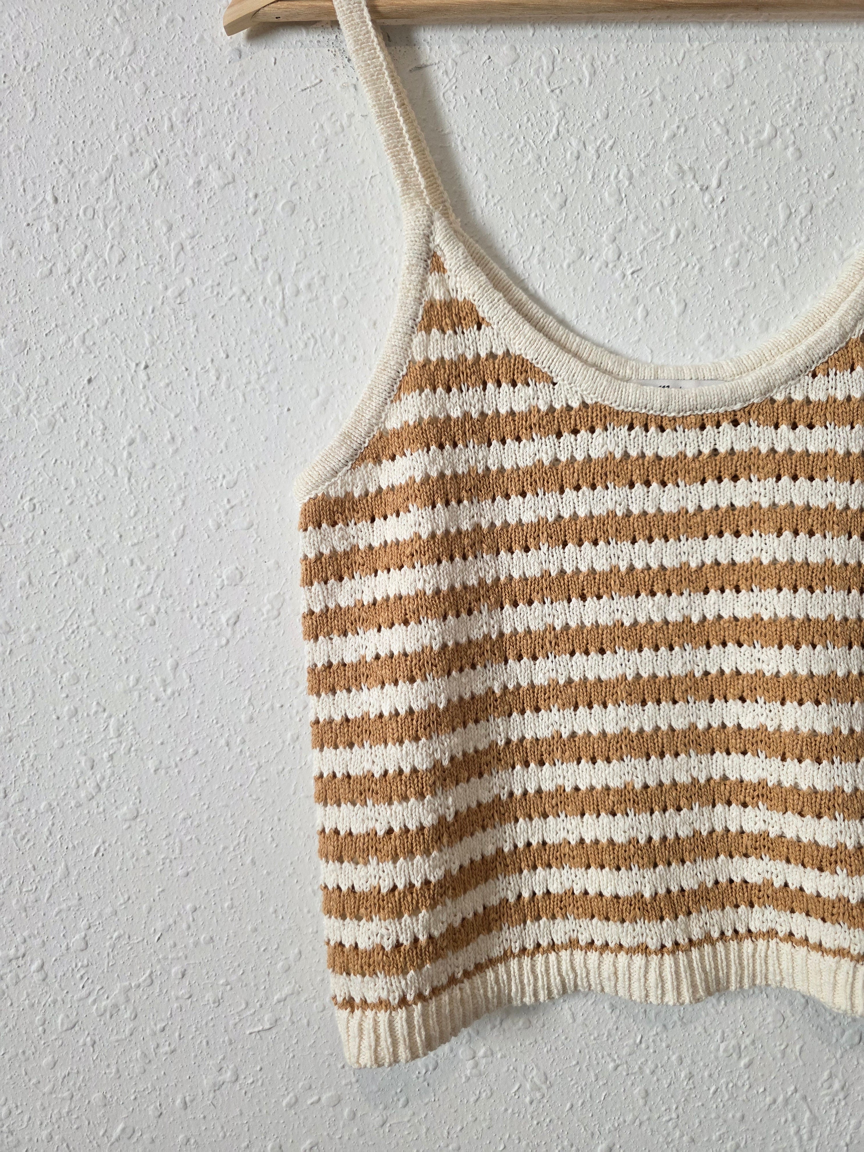 Madewell Striped Knit Tank (L)