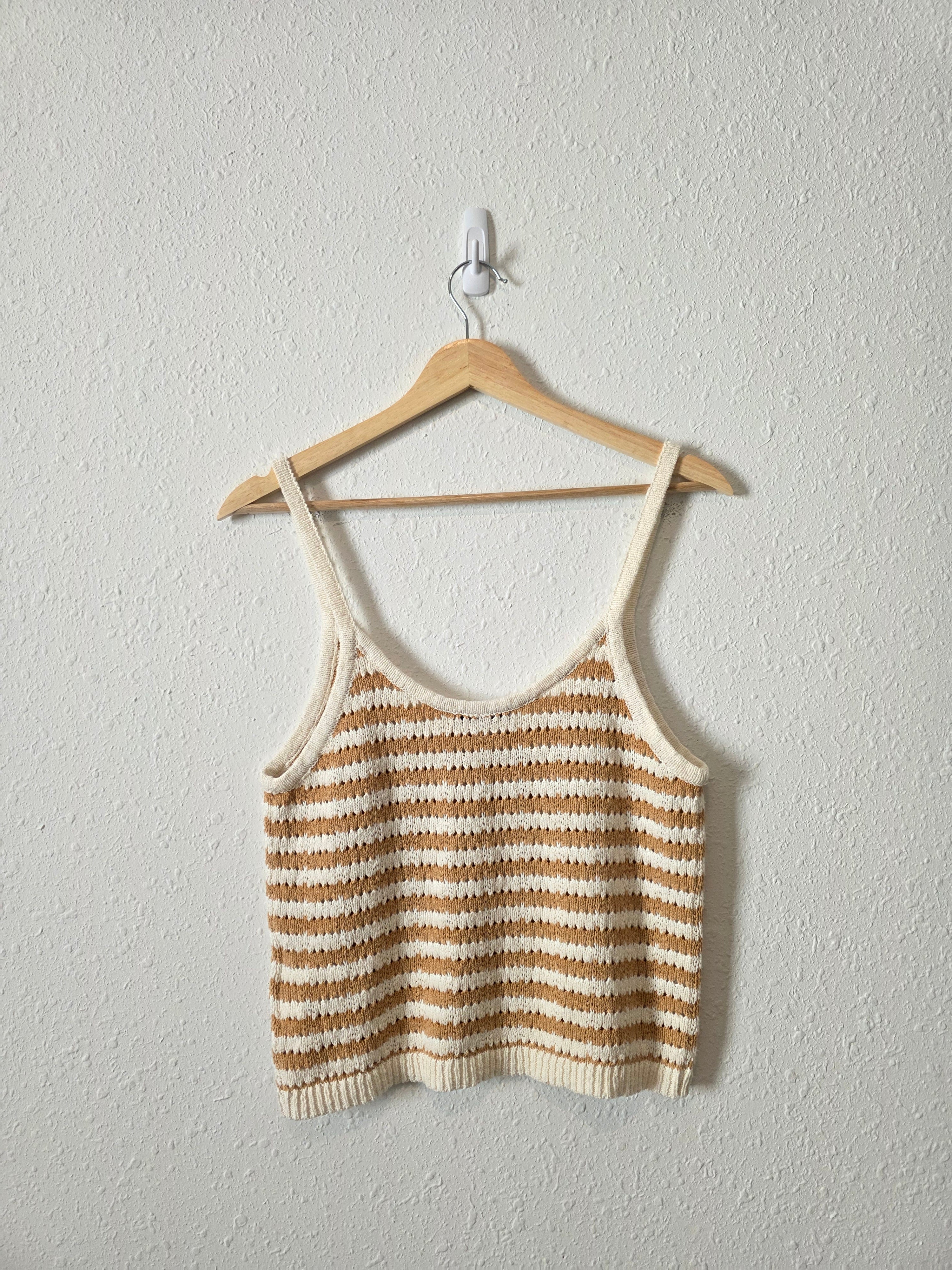 Madewell Striped Knit Tank (L)