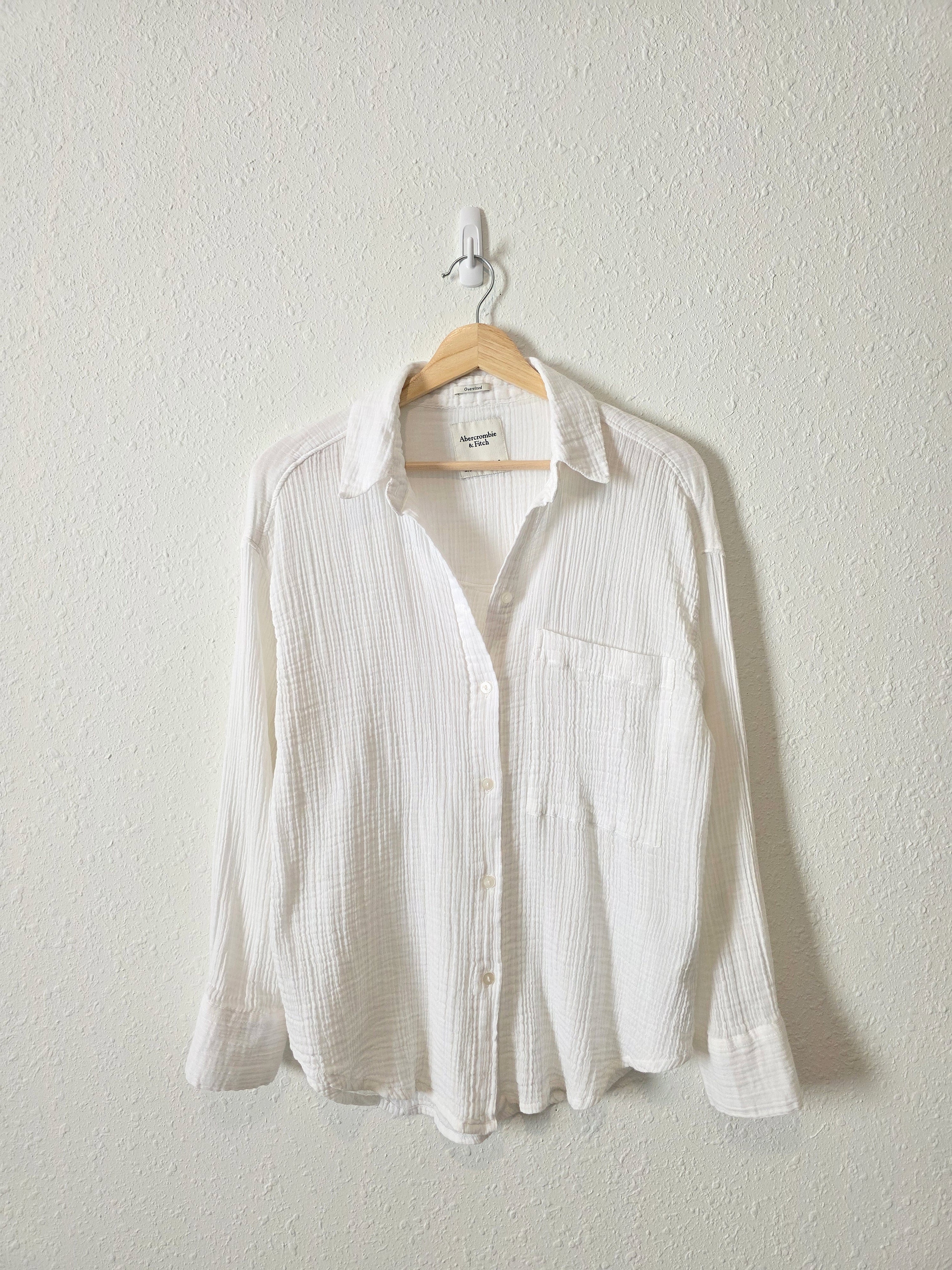Abercrombie Cotton Gauze Button Up (S)