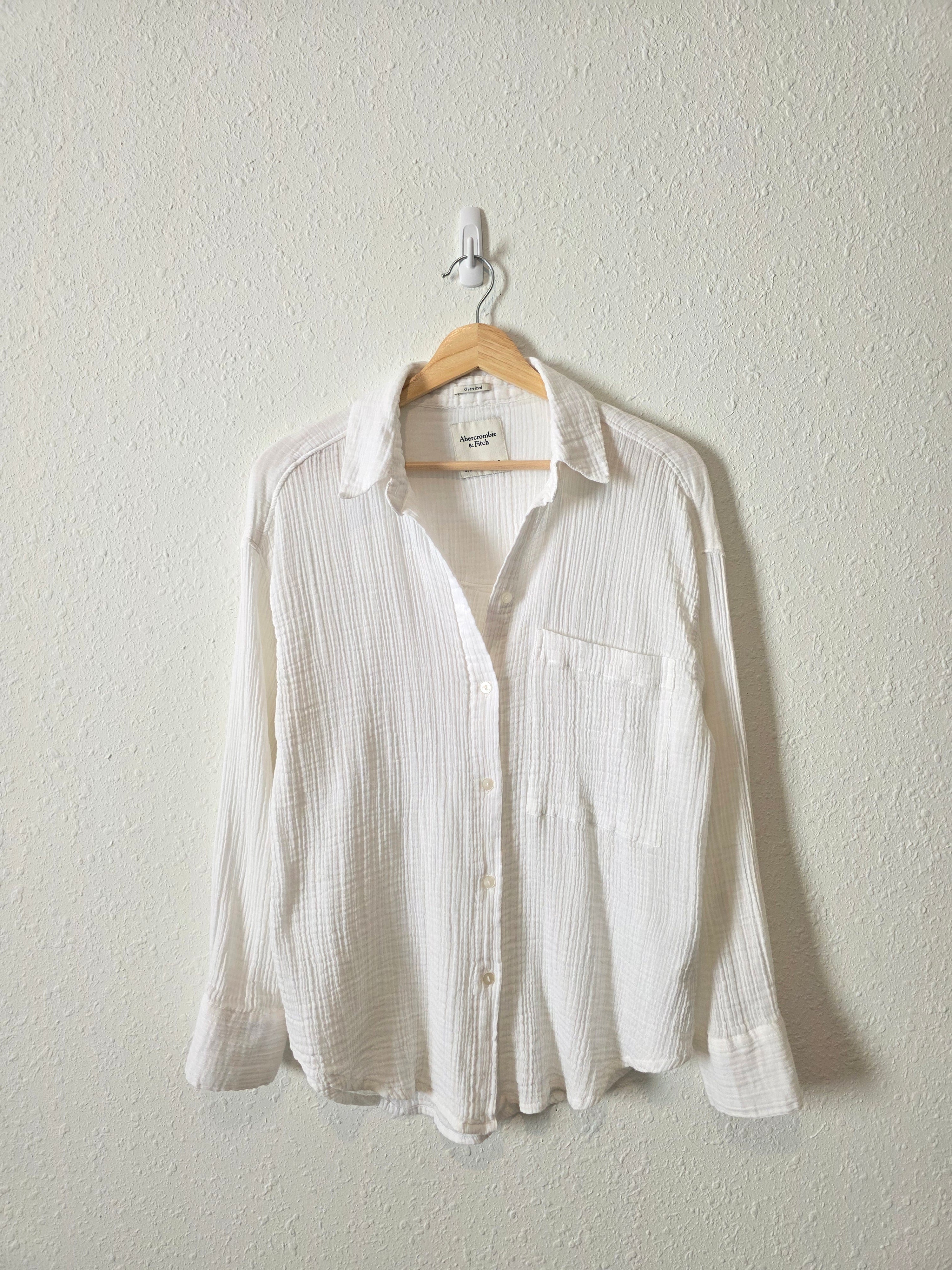 Abercrombie Cotton Gauze Button Up (S)