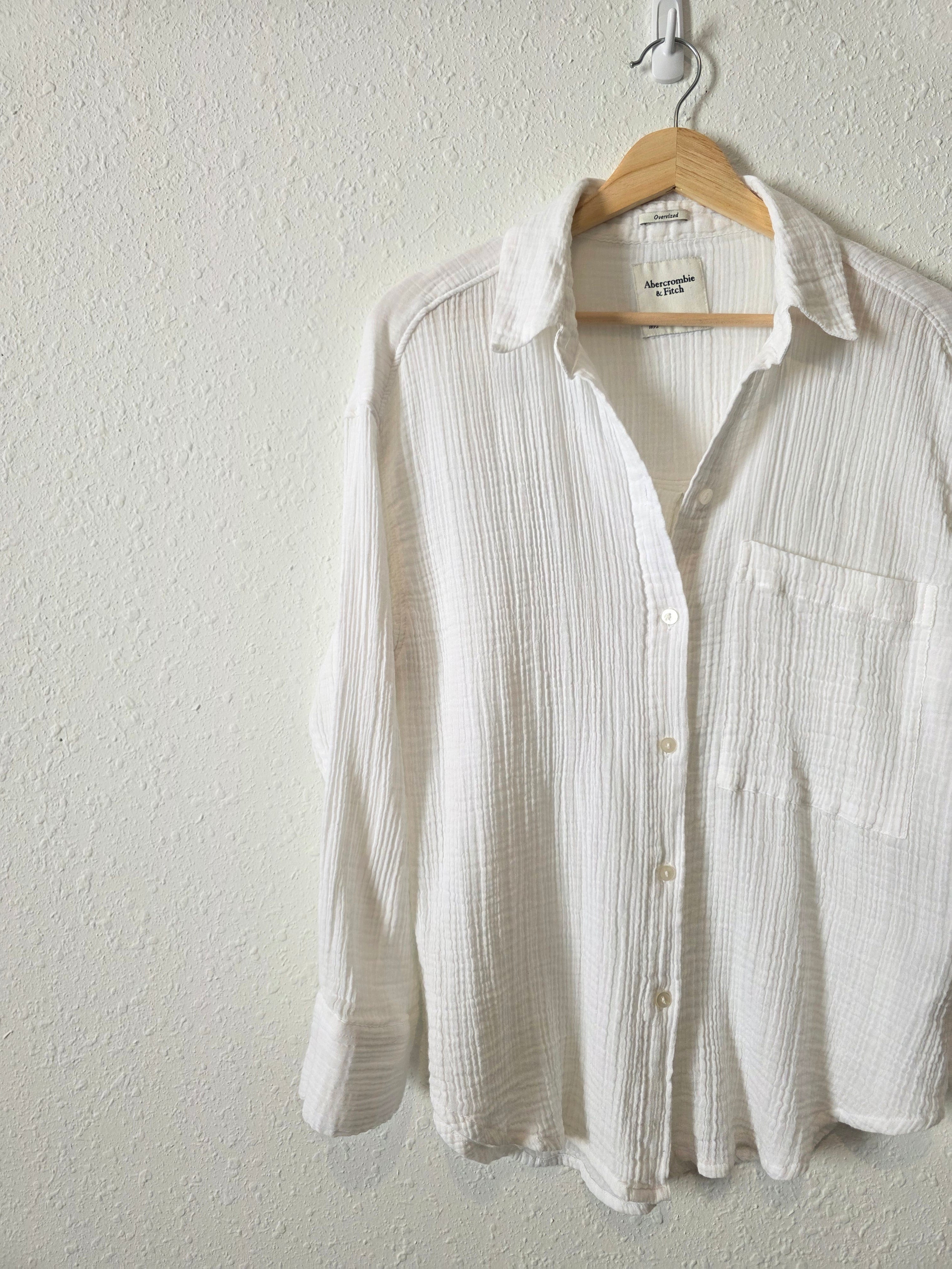 Abercrombie Cotton Gauze Button Up (S)