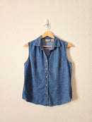 Vintage Cotton Denim Tank (M)