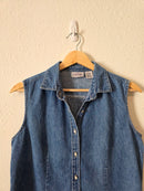 Vintage Cotton Denim Tank (M)