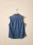 Vintage Cotton Denim Tank (M)