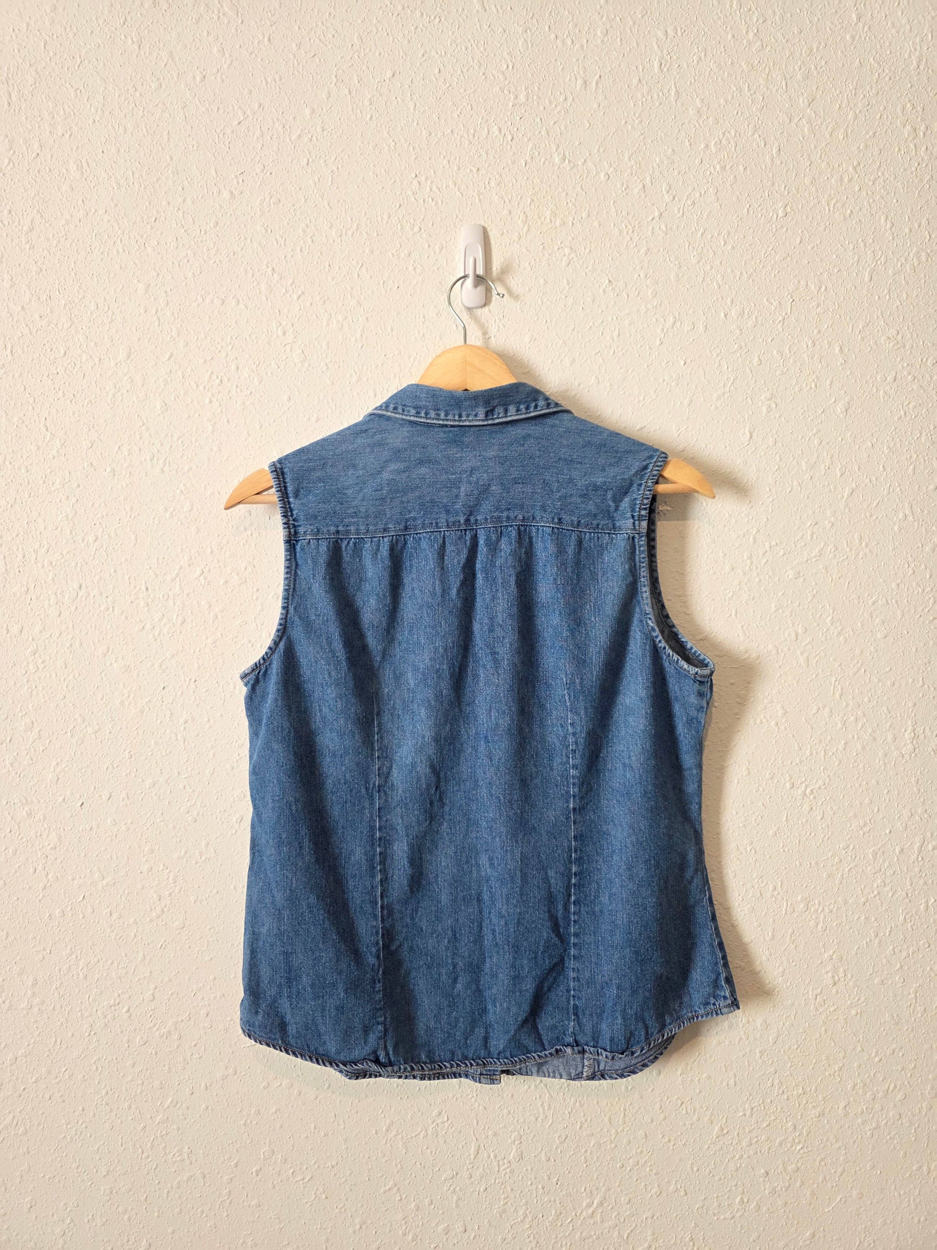 Vintage Cotton Denim Tank (M)